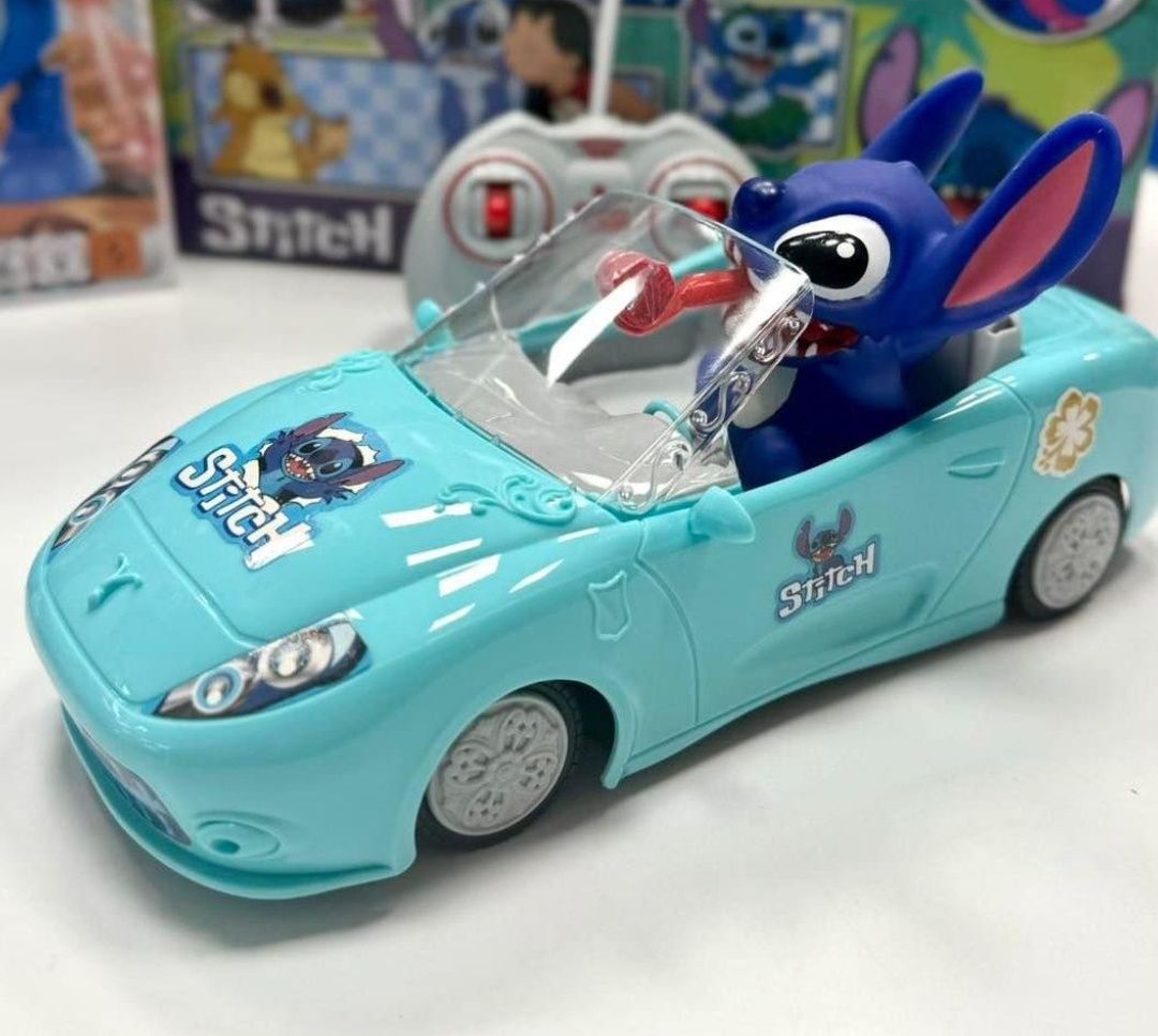 Кола с дистанционно управление Стич с фигурка/Popit игра 999 нива Стич