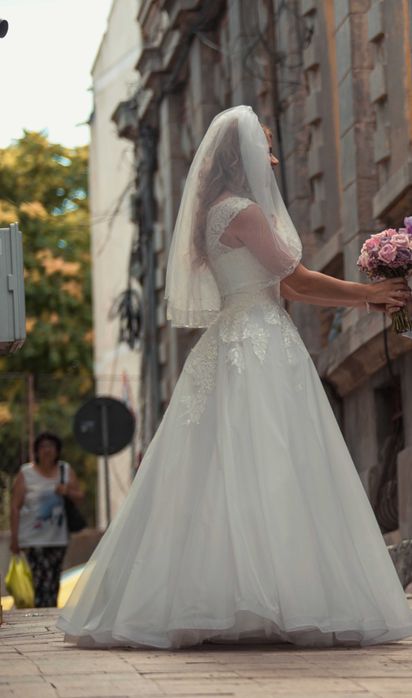 De vânzare: Rochie de mireasă, fără voal - Constanța