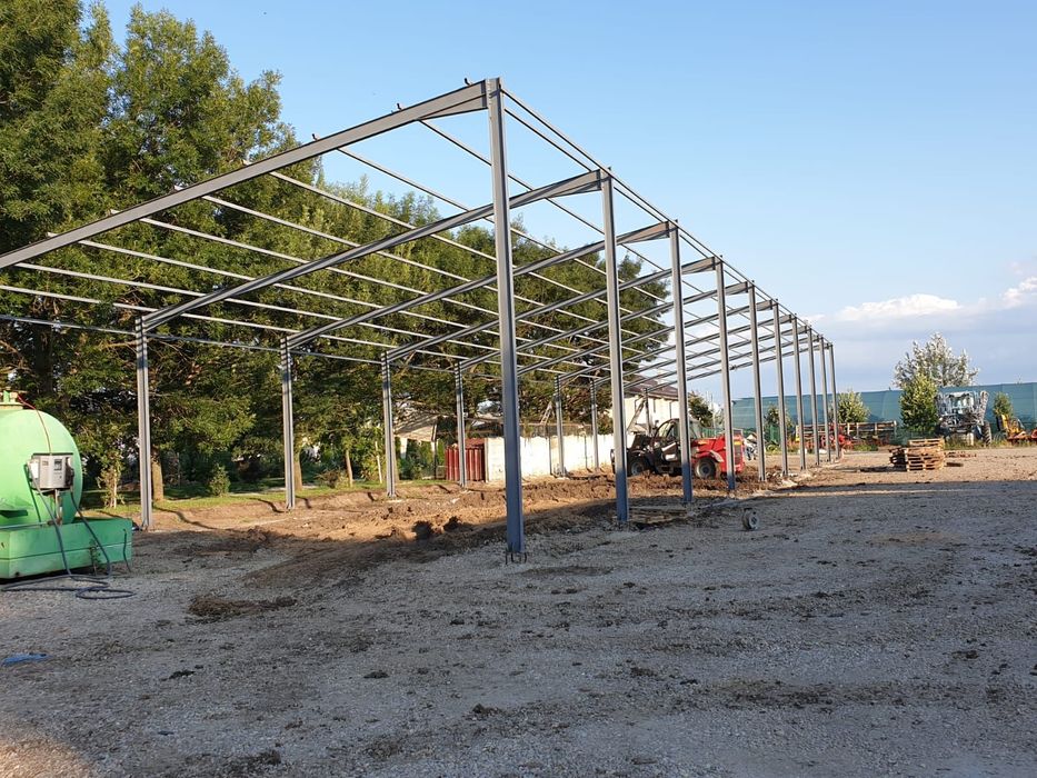 Vând hale metalice lucrăm fără avans
