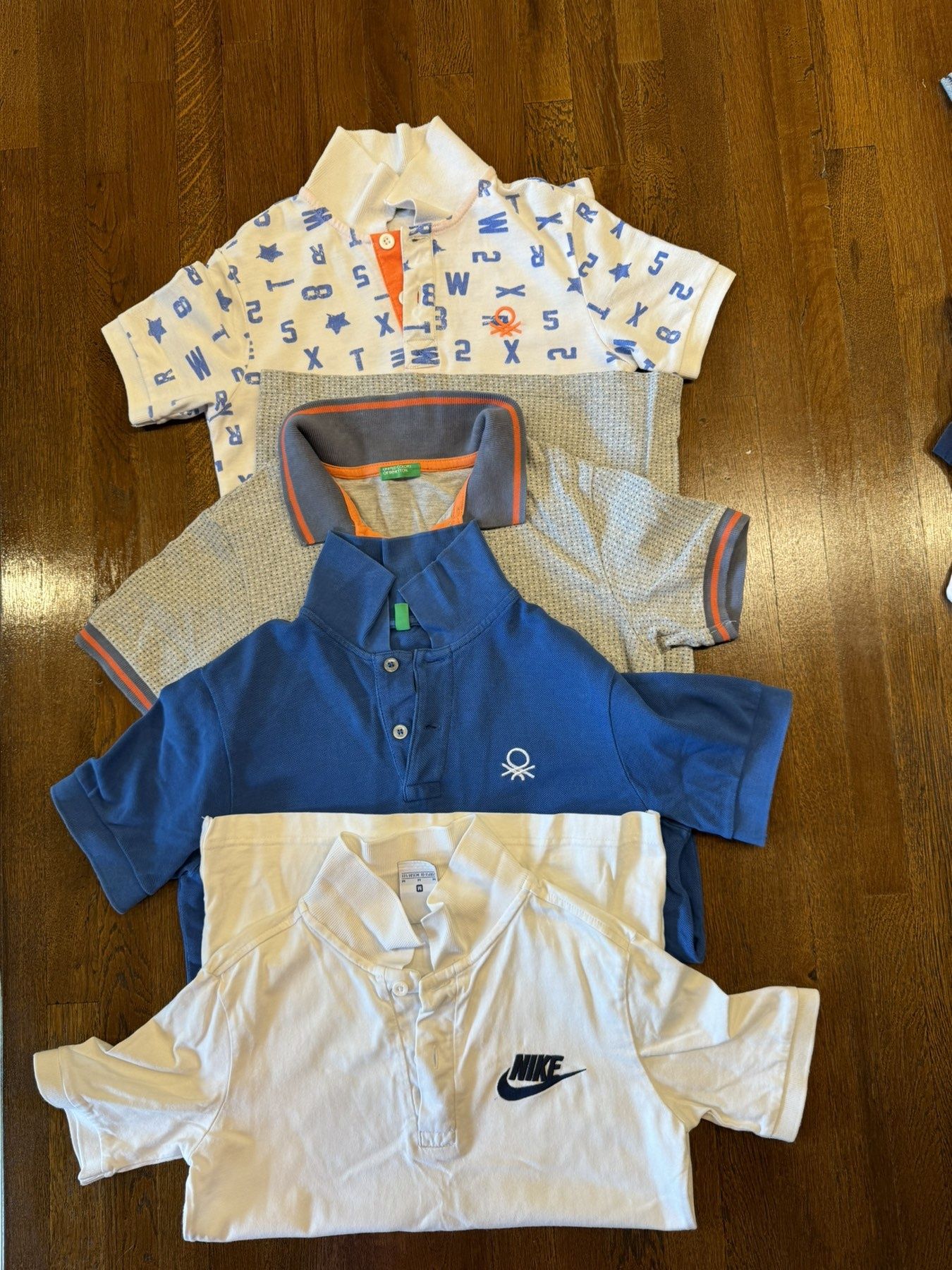 Сет 4 броя детски тениски + ветровка Nike (2 от които Rafa Nadal)