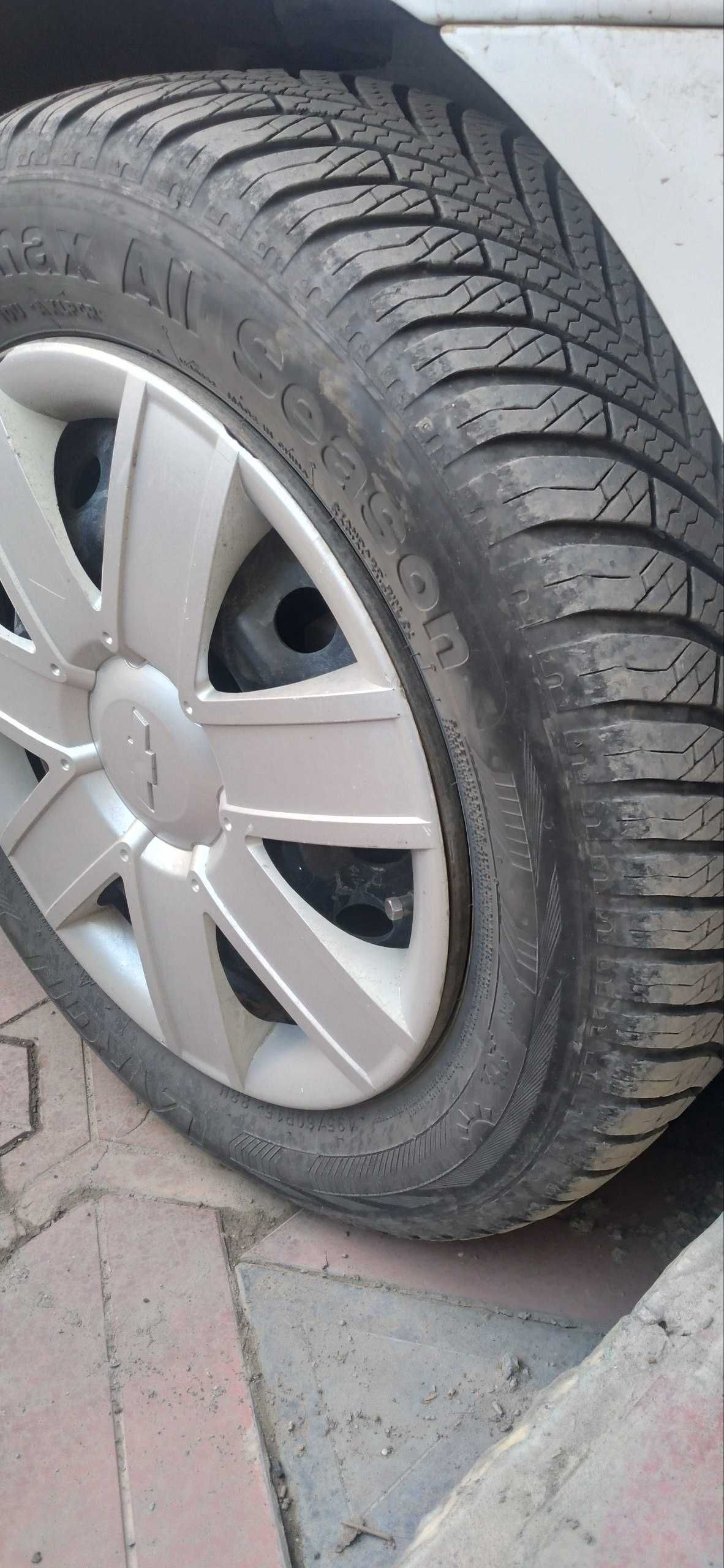 Замена шины LARGO PRO MAX A/S 195/60/15 на CHARMHOO A/S 185/70/14