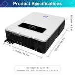 Hibrid Invertor on/off grid Daxtromn SML V 10.2Kw 10200W 48V, wifi