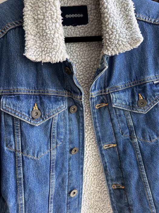 Geaca de blugi cu blana
