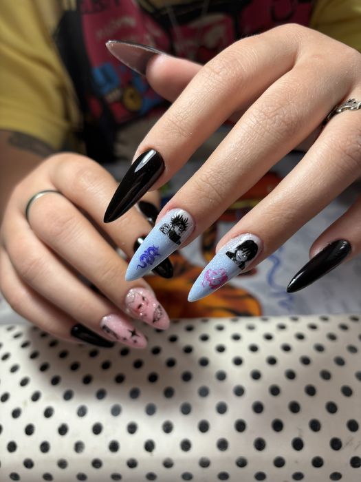 Маникюр с гель покрытием 4500тг