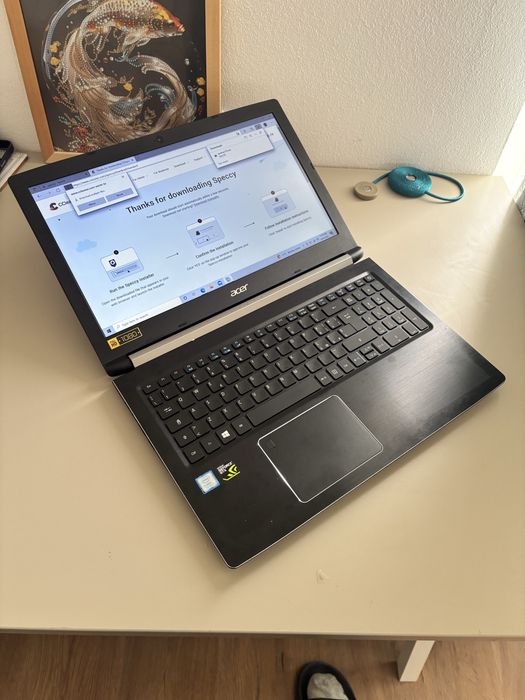 Laptop acer Gaming• i5-7300H •GTX 1050•taste luminate,stare excelenta