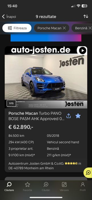 Gratis Porsche Macan 3.6 Turbo Leasing