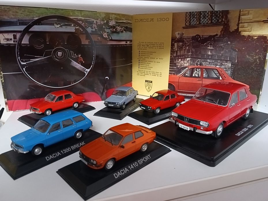 Revista promo Dacia 1300-1301 anii 70 plus machete Dacia