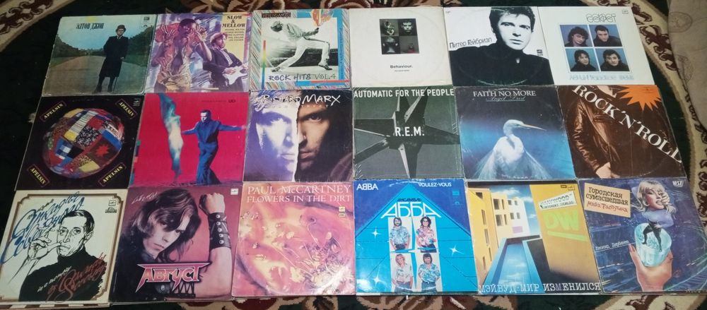 Мировые виниловые пластинки