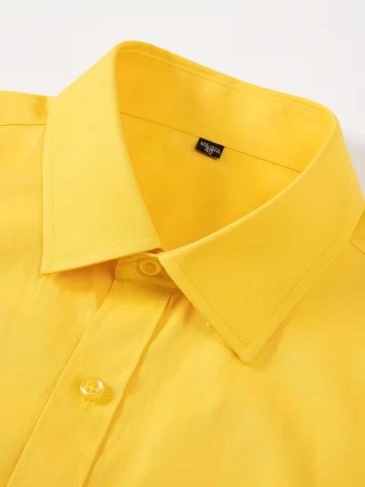 Жълта мъжка риза. Размер: М.