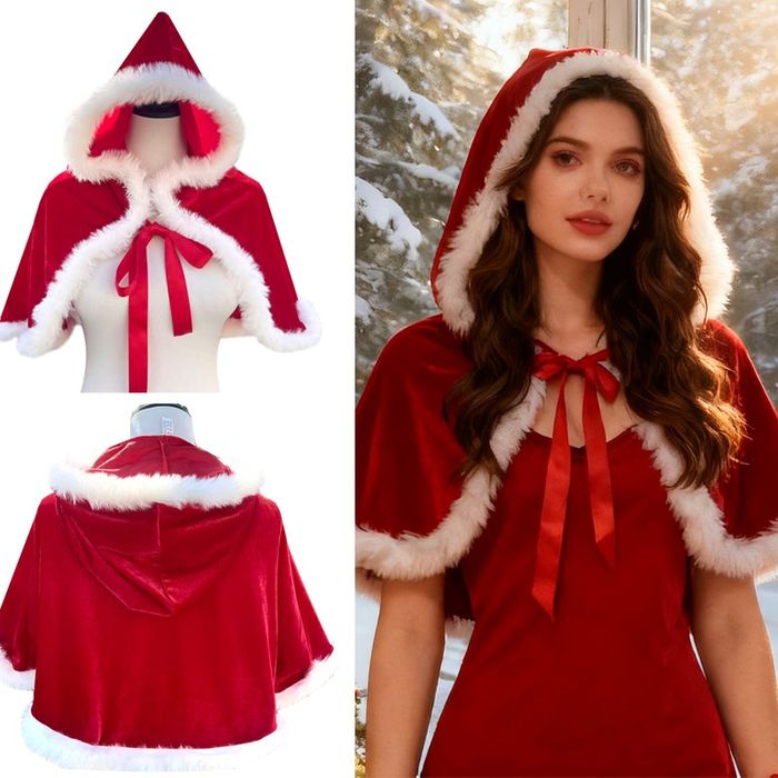 Накидка, новогодний костюм, снегурочка