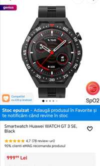 Huawei smartwatch gt3 Runner nou