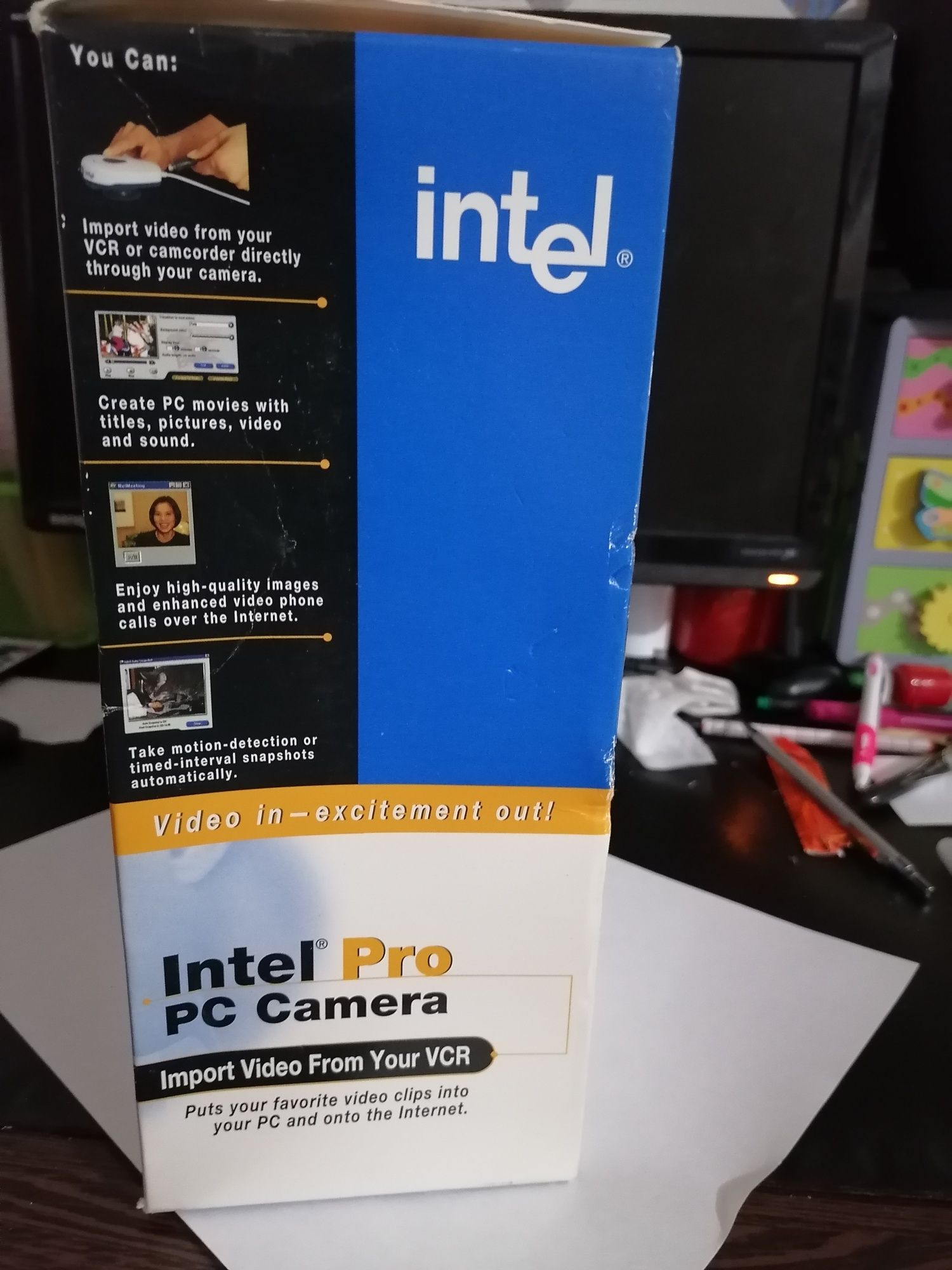 Intel Pro PC camera sigilat în cutie cu opțiune copiere VSR sau camera
