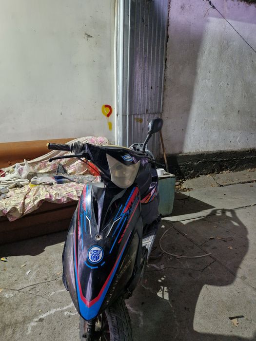 Продам мопед состояние на фото или обмен с моей доплатой 125 куб  есть