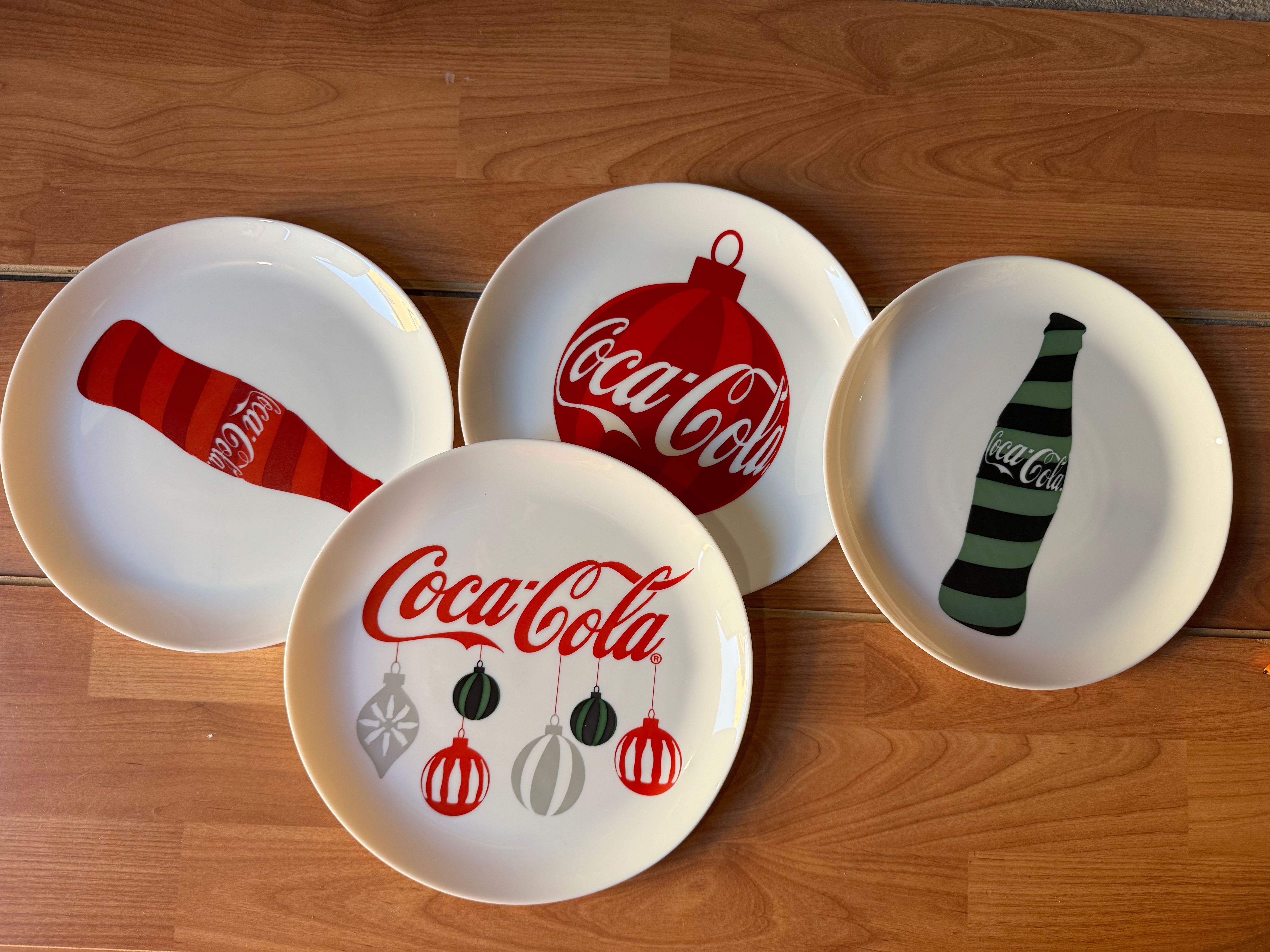 Чинии Coca-Cola 4 бр.=6 лв