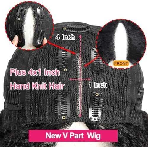 Чисто нова красива женствена Удобна за носене Човешка коса Перука