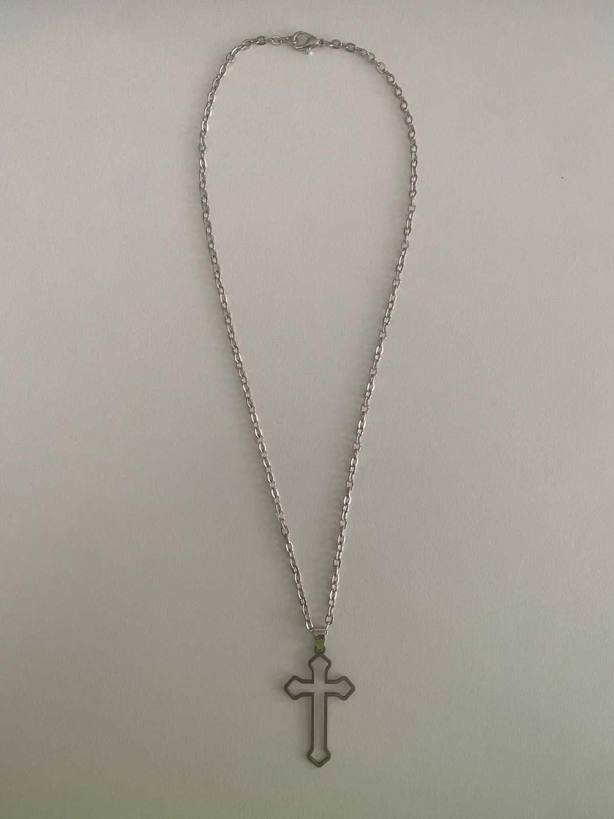 Унисекс колие с висулка от неръждаема стомана ‘Cross’