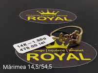 Bijuteria Royal: Inel aur 14k/1.30 gr
