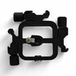 Adaptor triplu blitz cu menghina pentru umbrela