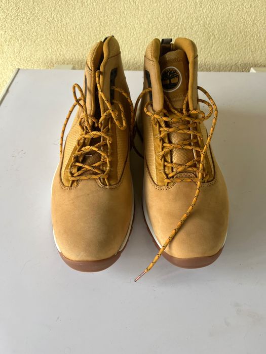TIMBERLAND Високи сникърси ‘Solar Wave’ черно / тъмножълто Чисто нови