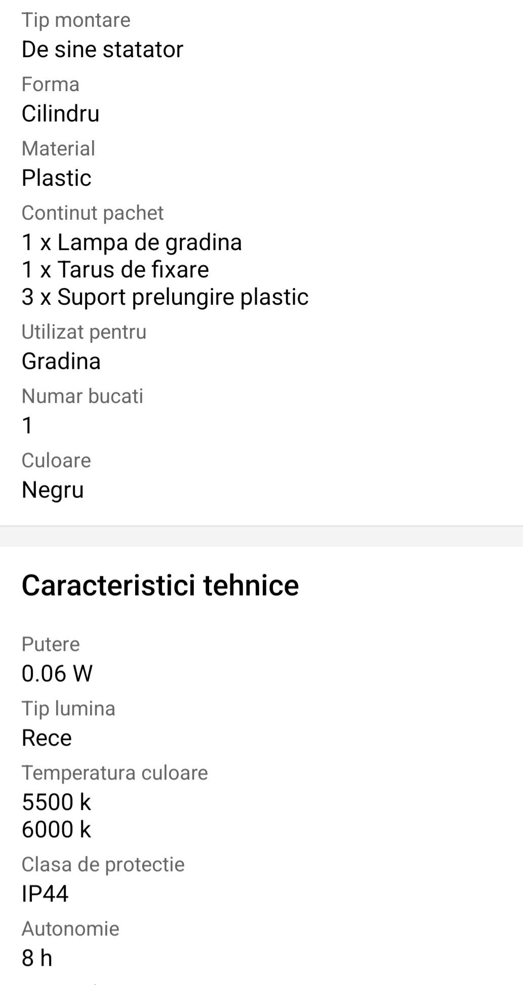 Lampa solara set 4 buc exterior gradina Star-Light tip torta flacara