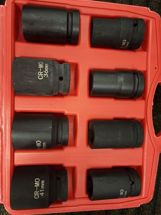 Set de chei tubulare IMPACT 8 piese KraftDele KD10216