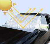 Parasolar Auto 3 Geamuri: Parbriz+laterale protectie soare+inghet