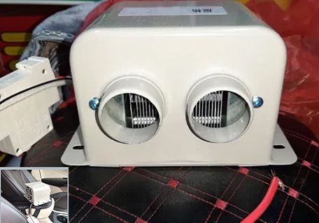 "спасатель" в любые морозы ОБОГРЕВАТЕЛЬ авто-печка электро-ФЕН 12v/24v