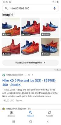 Nike kevin durant 9 fire and ice