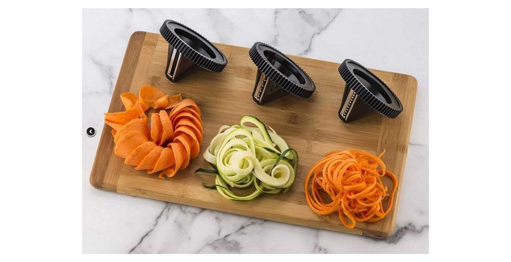 Aparat electric GOURMIA, taiat legume sub forma de spirale, 3 lame Nou