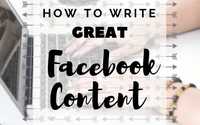 Creez conținut/postari Facebook