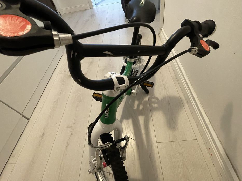Woom 2 culoare verde bicicleta copii