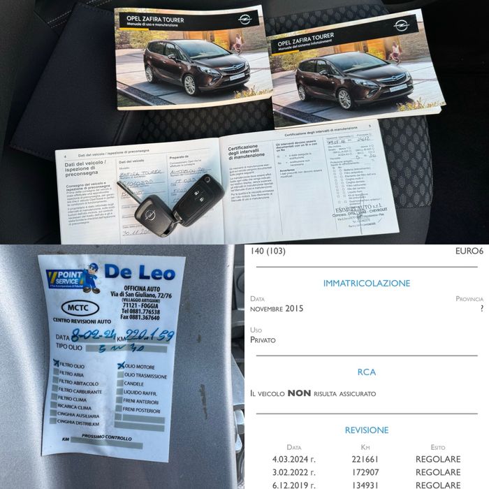 Opel Zafira Tourer 1.4 TURBO / LPG / COSMO / 6+1