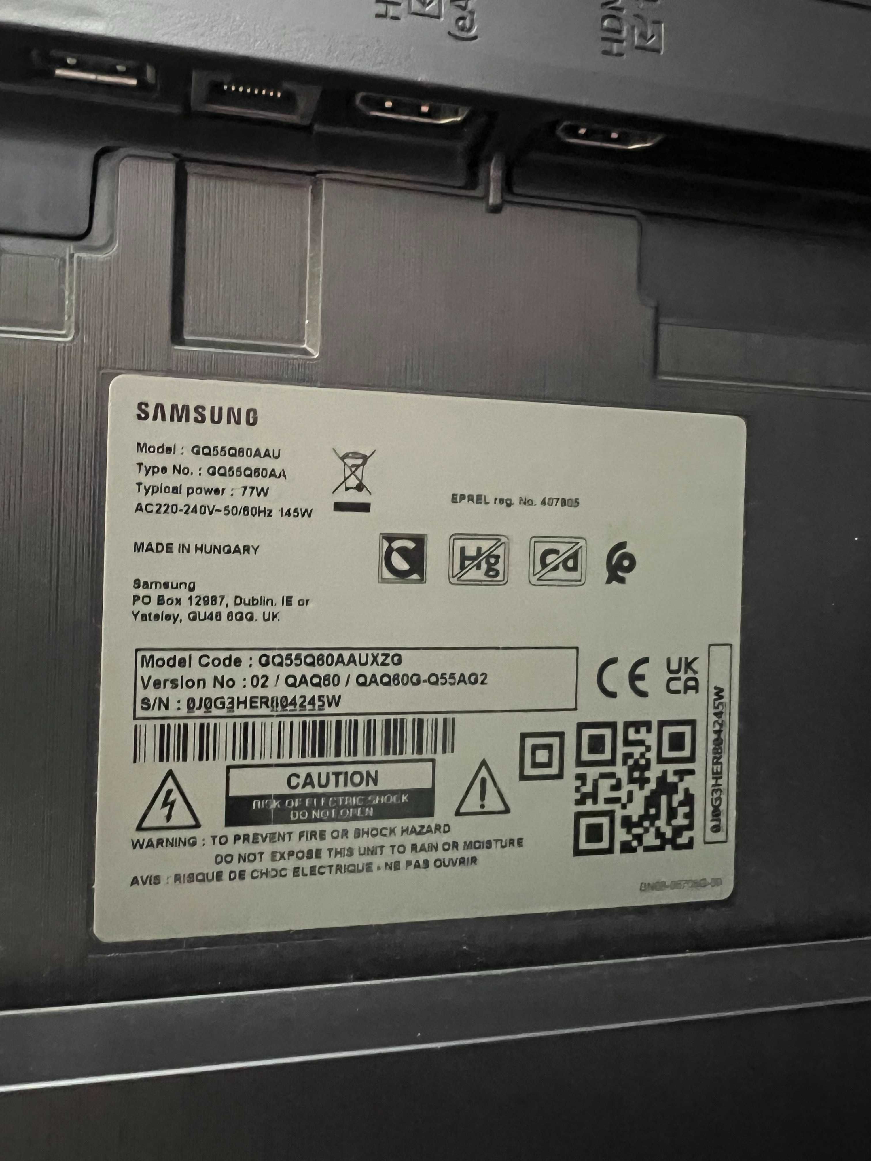 Samsung GQ-Q60AAU GQ55Q60AAU (55-инчов) телевизор