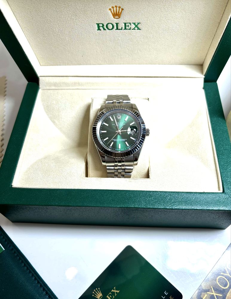 Rolex Datejust 41 mm green