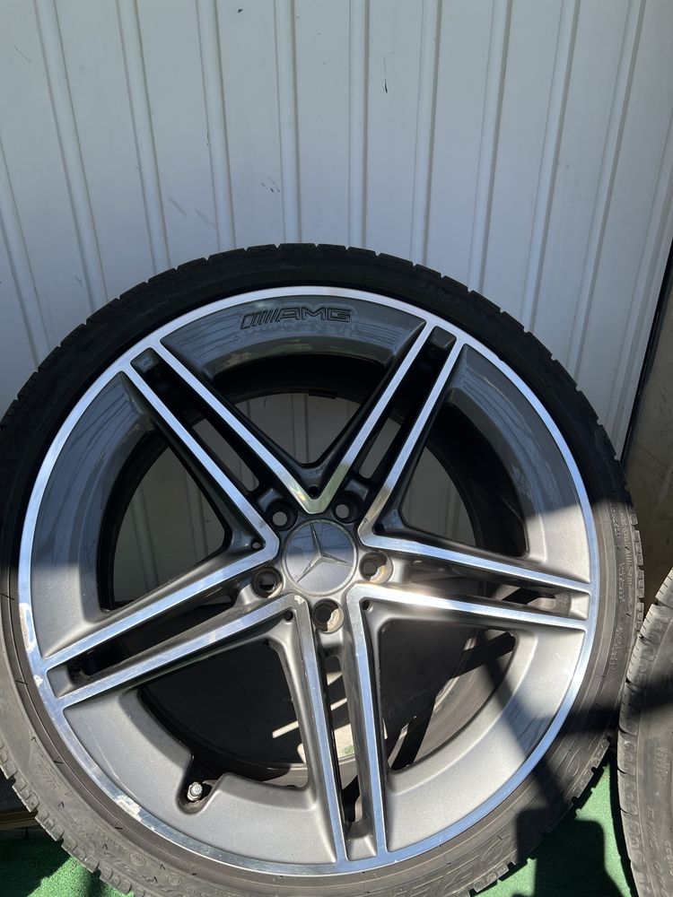 Джанти Мерцедес 19 AMG спорт пакет c205 с гуми pirelli зимни