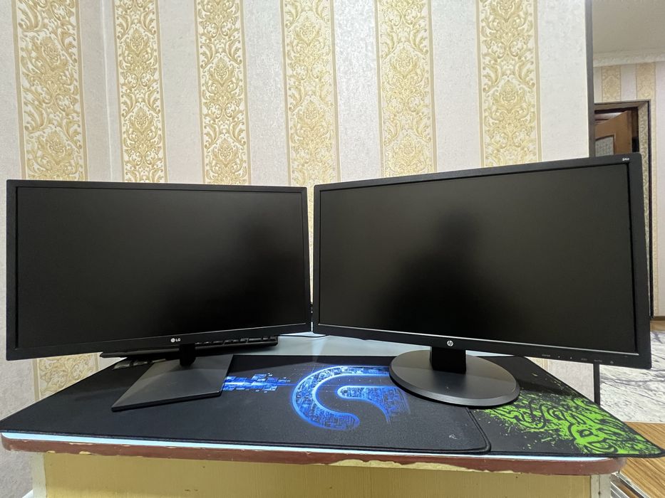 Монитор Lg, Hp 24 75Гц, состояние отличное