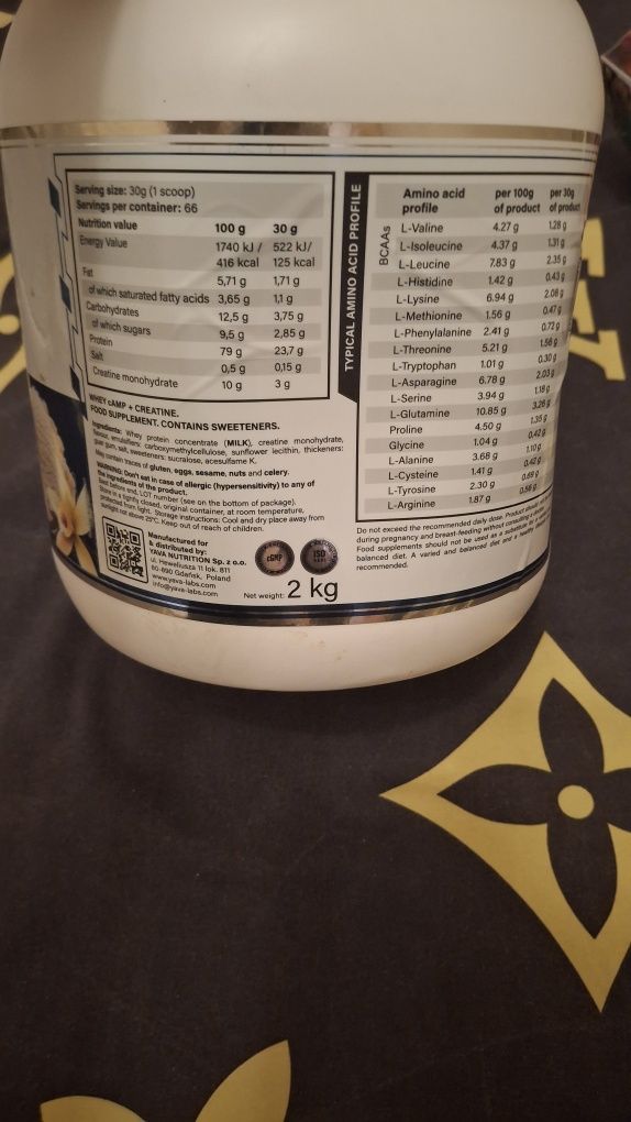 Yava Labs whey protein