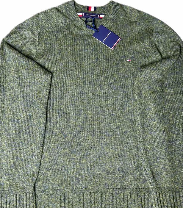 Tommy Hilfiger - Мъжки пуловер ( Мериносова Вълна 100%  ) / XXL