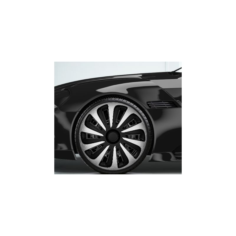 Тасове за автомобил Argo Caliber Carbon Silver Black Box  15"