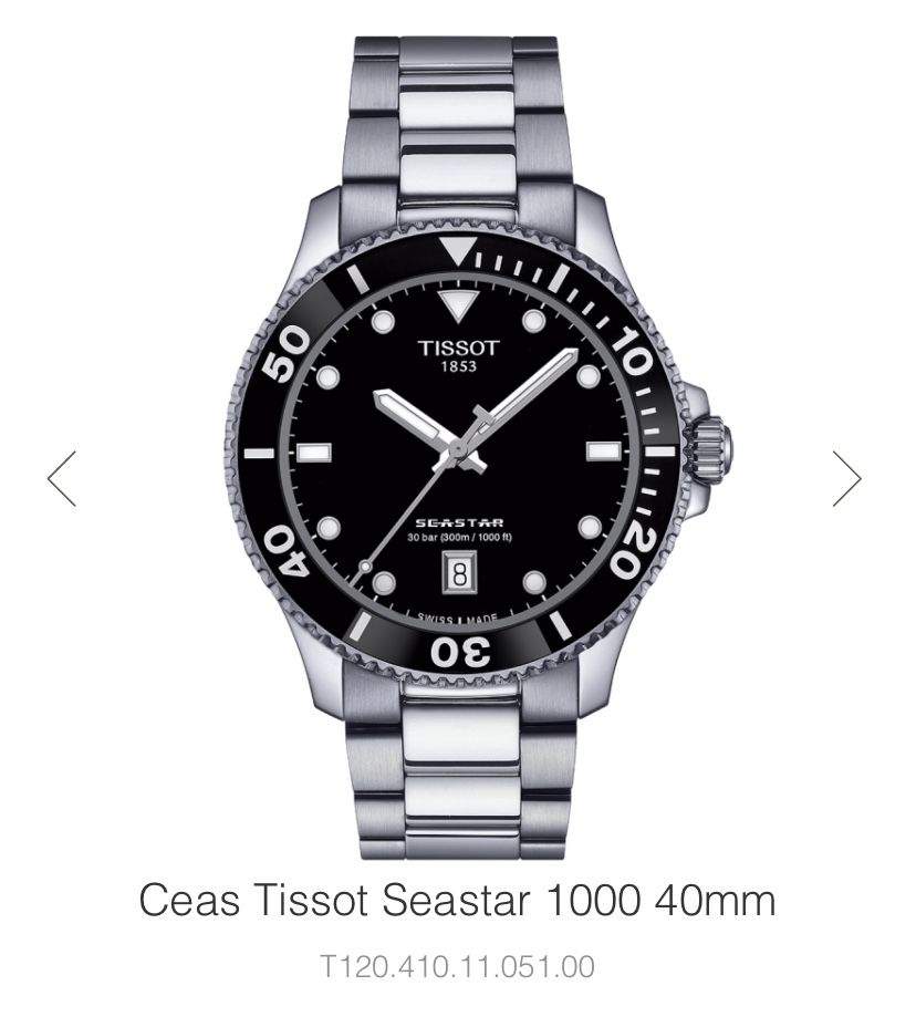 Ceas Tissot Seastar 1000 40 mm