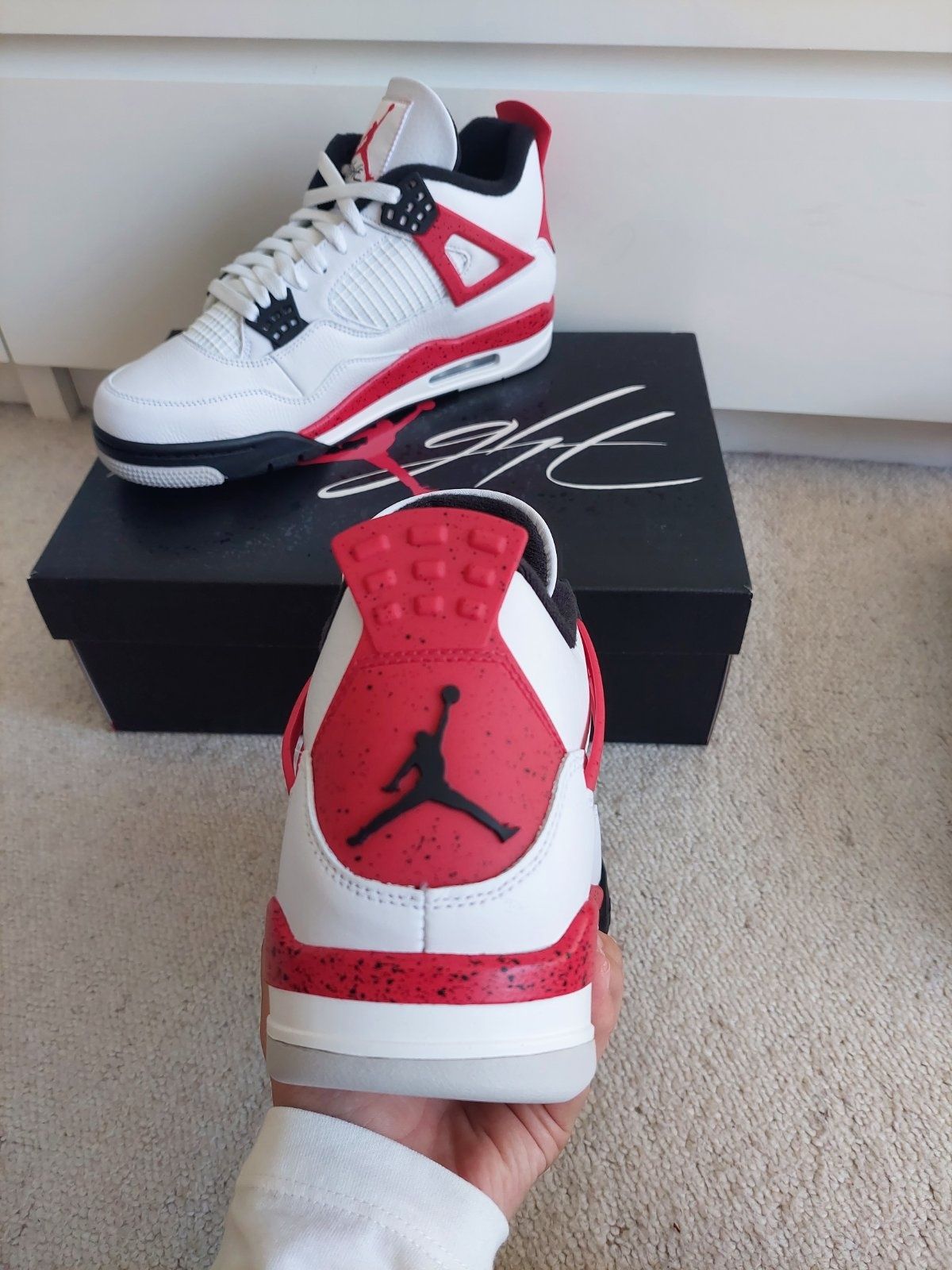 Air Jordan 4 Red cement 44 номер.