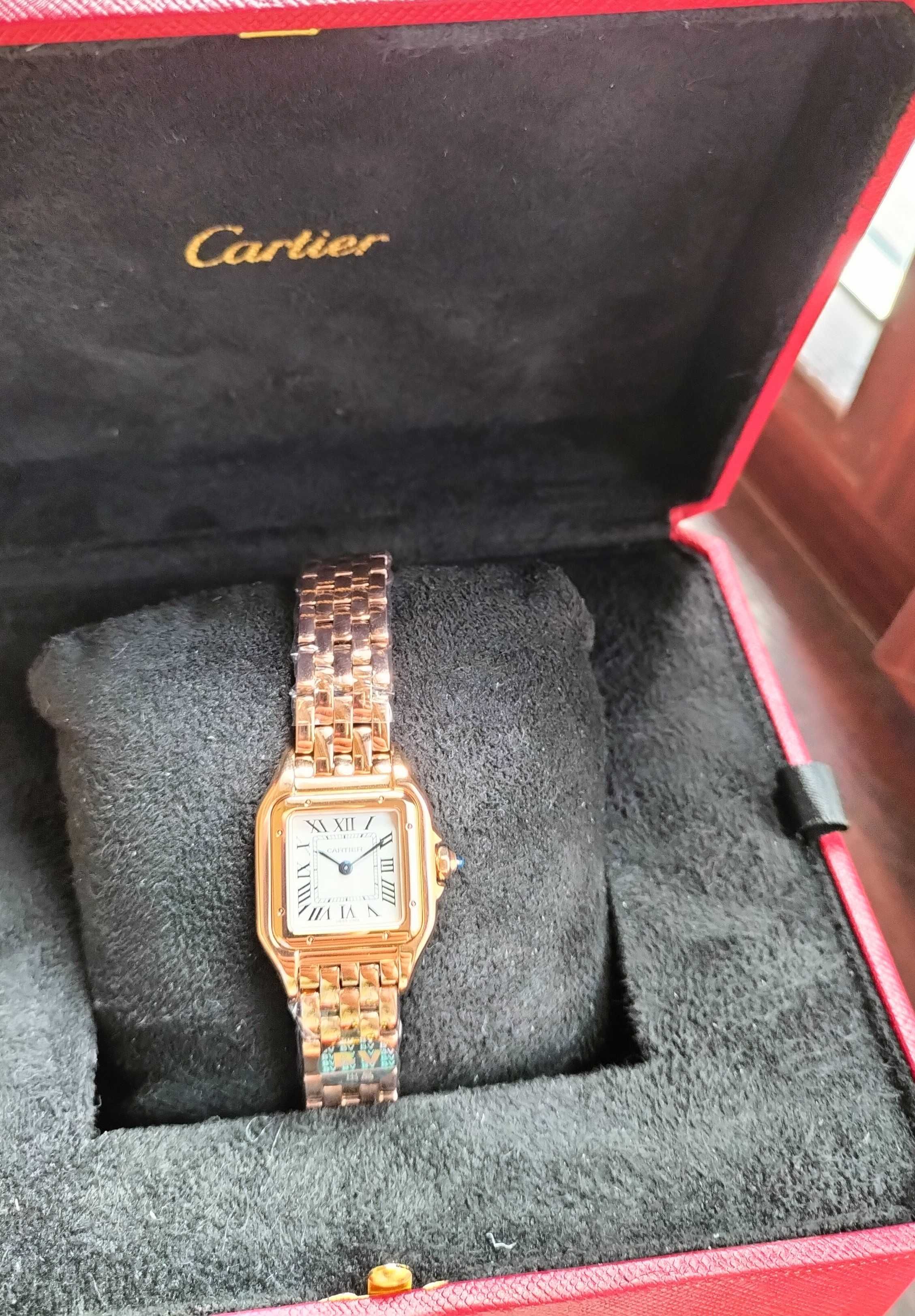 Cartier Panthere Secrete De Ladies 22mm Aur Roz Swiss Quartz