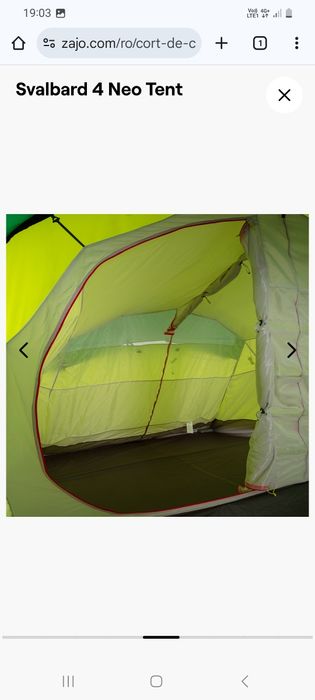 Cort Zajo Svalbard 4 persoane profesional