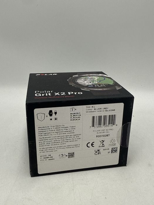 Ceas smartwatch Polar Grit X2 Pro S-L Silver Grey Sigilat G2