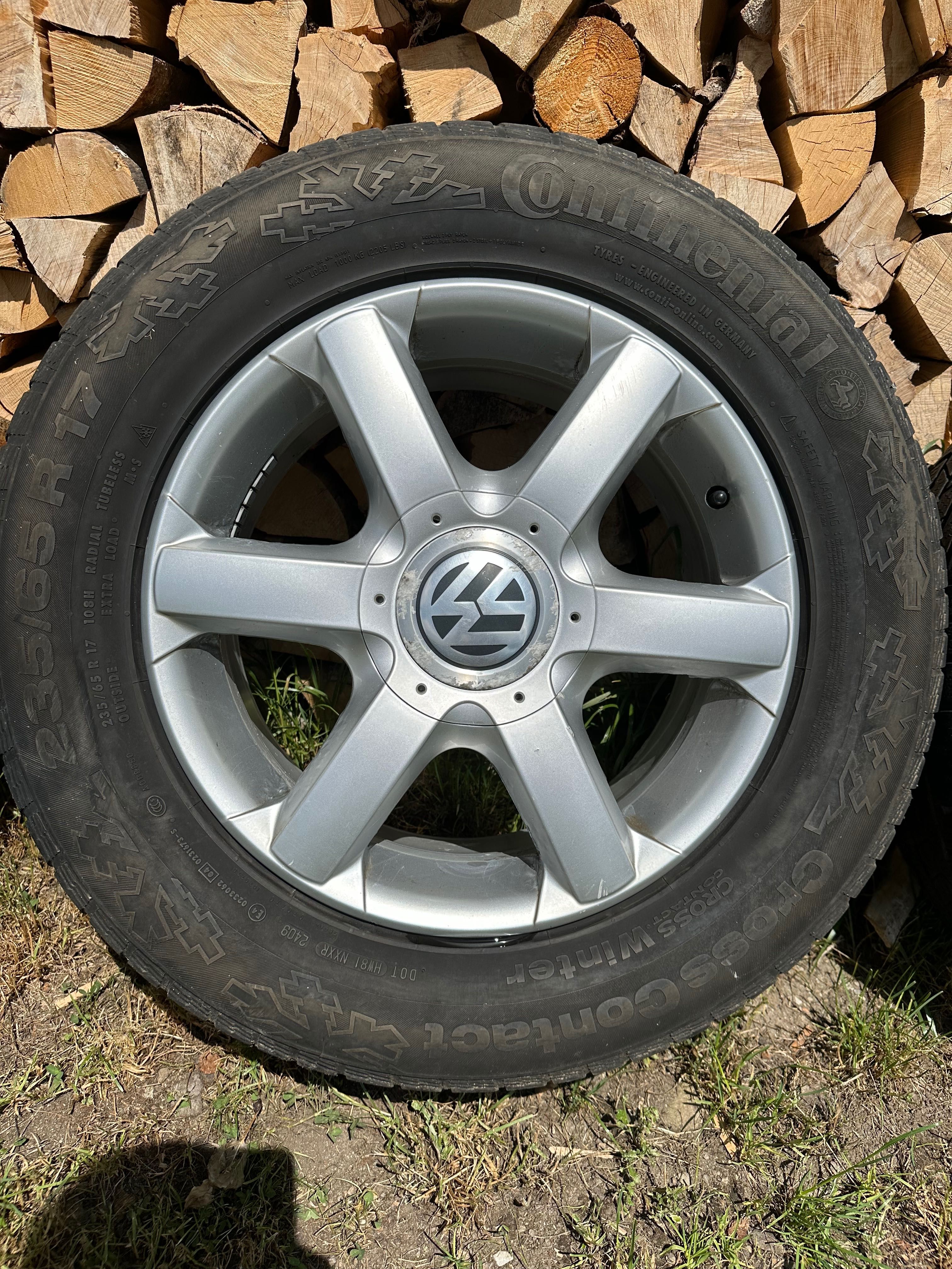 Jante 17 5x120 (Touareg) Cu anvelope Continental! Preț negociabil!!