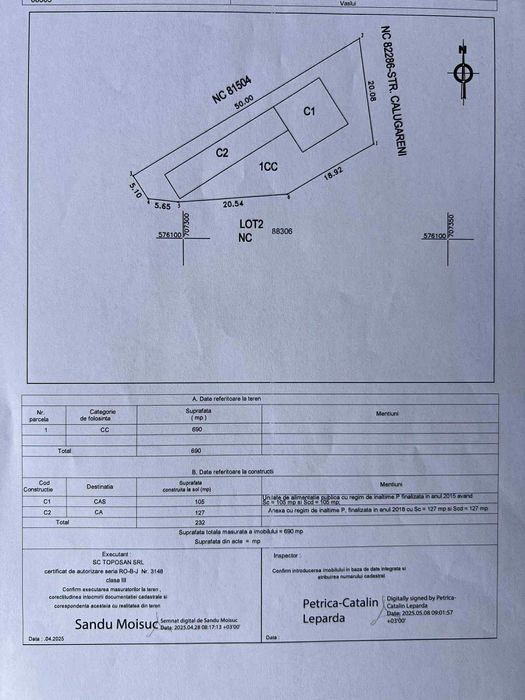 Casă de vânzare cu parcare pavată