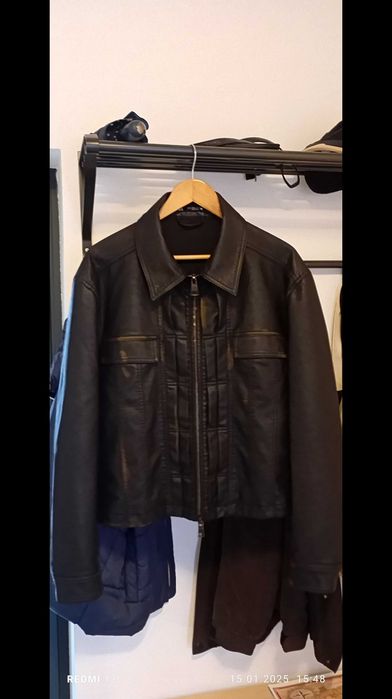 Geacă din imitație de piele ZARA