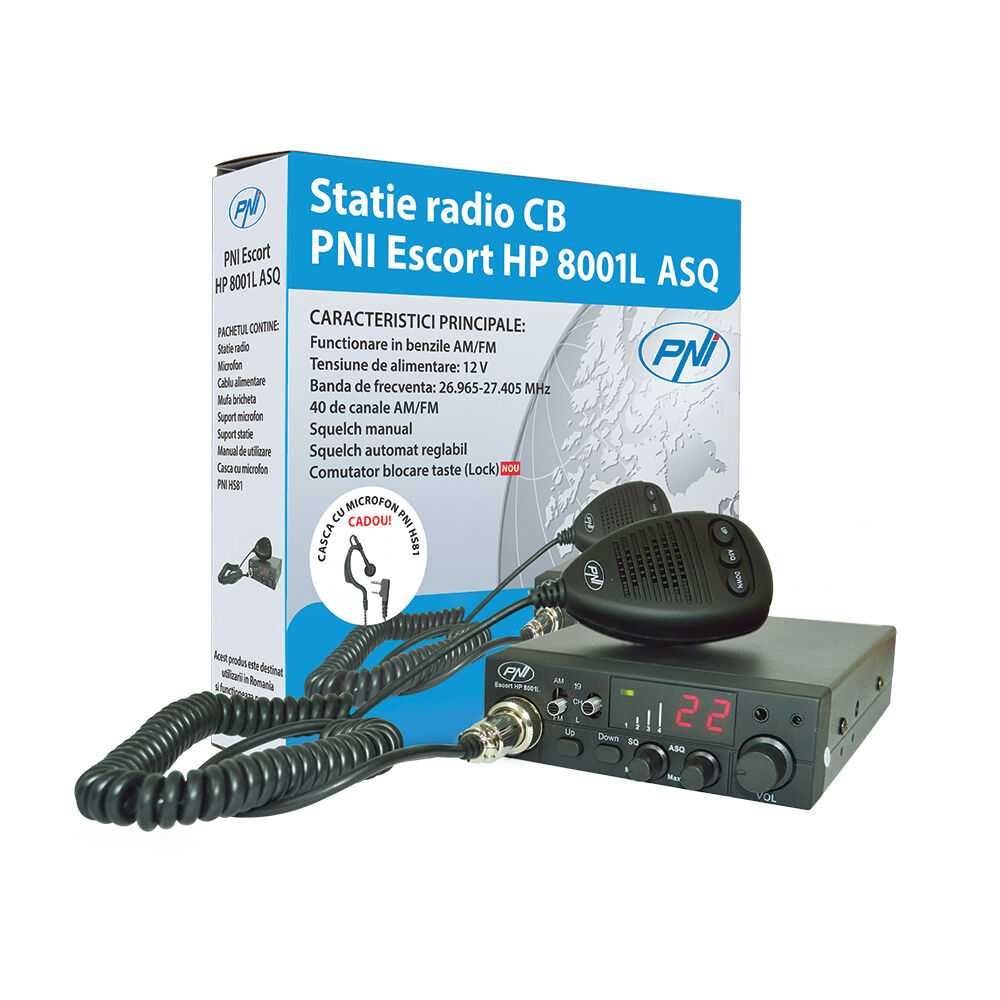 Pachet statie PNI8001 + Antena-PNI-145cm-calibrare+montaj-gratuite