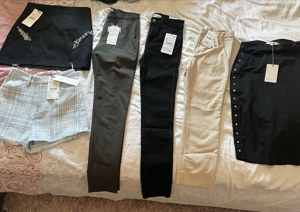 Дамски дънки и панталони Нови Zara Guess
