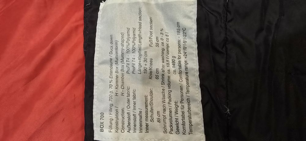 Sac de dormit  cu puf